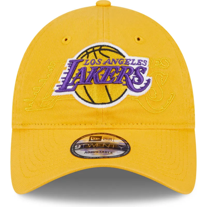 kasketter-buet-gul-justerbar-rem-9twenty-draft-edition-2023-fra-los-angeles-lakers-nba-af-new-era