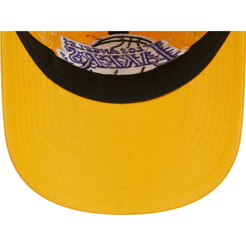 kasketter-buet-gul-justerbar-rem-9twenty-draft-edition-2023-fra-los-angeles-lakers-nba-af-new-era