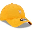 justerbar-orange-buet-kasket-9twenty-mini-logo-fra-san-francisco-giants-mlb-fra-new-era