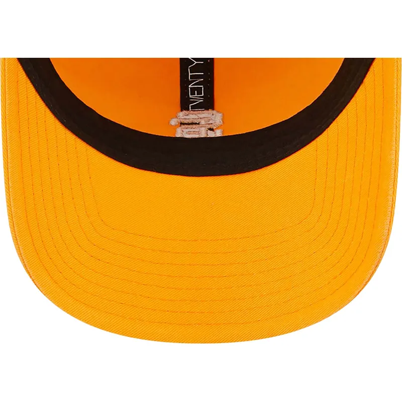 justerbar-orange-buet-kasket-9twenty-mini-logo-fra-san-francisco-giants-mlb-fra-new-era