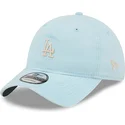 justerbar-lysebla-9twenty-mini-logo-los-angeles-dodgers-mlb-cap-fra-new-era