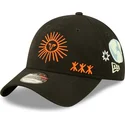 new-era-9twenty-vasket-grafisk-justerbar-sort-buet-kasket
