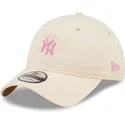 kasketter-buet-rosa-justerbar-rem-claro-9twenty-mini-fra-new-york-yankees-mlb-af-new-era