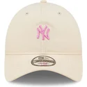 kasketter-buet-rosa-justerbar-rem-claro-9twenty-mini-fra-new-york-yankees-mlb-af-new-era