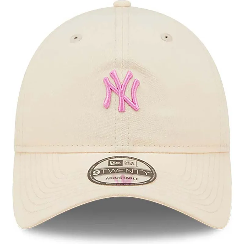 kasketter-buet-rosa-justerbar-rem-claro-9twenty-mini-fra-new-york-yankees-mlb-af-new-era