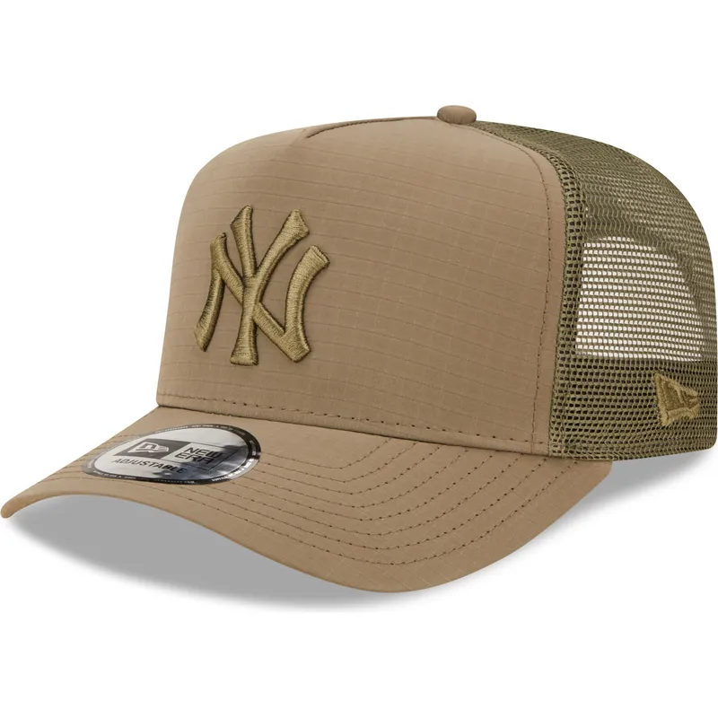 kasketter-buet-gron-snapback-a-frame-tech-ripstop-fra-new-york-yankees-mlb-af-new-era