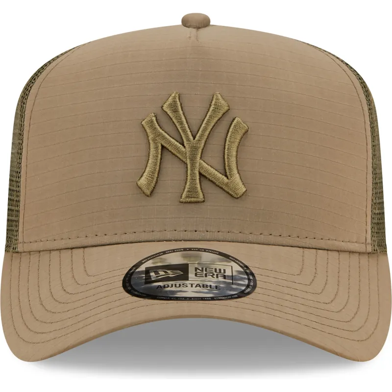 kasketter-buet-gron-snapback-a-frame-tech-ripstop-fra-new-york-yankees-mlb-af-new-era