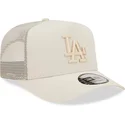 kasketter-buet-beige-snapback-a-frame-tech-ripstop-fra-los-angeles-dodgers-mlb-af-new-era