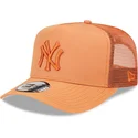 kasketter-buet-brun-snapback-a-frame-tech-ripstop-fra-new-york-yankees-mlb-af-new-era