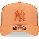 kasketter-buet-brun-snapback-a-frame-tech-ripstop-fra-new-york-yankees-mlb-af-new-era