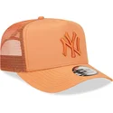kasketter-buet-brun-snapback-a-frame-tech-ripstop-fra-new-york-yankees-mlb-af-new-era