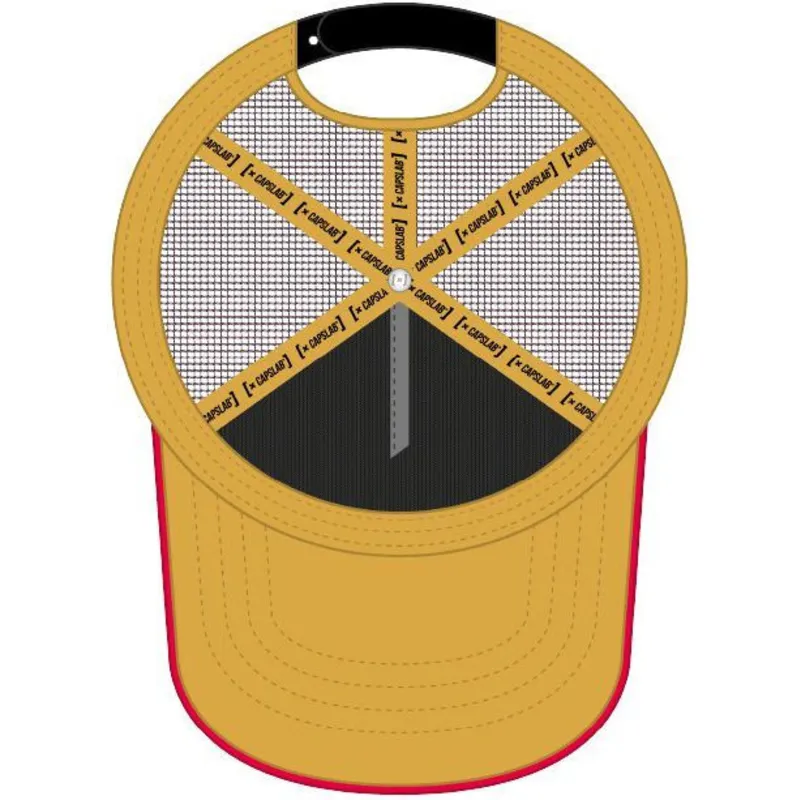 trucker-kasket-brun-og-rod-kid-buu-kid2-dragon-ball-fra-capslab