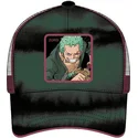 gron-og-sort-trucker-kasket-roronoa-zoro-zor5-one-piece-fra-capslab