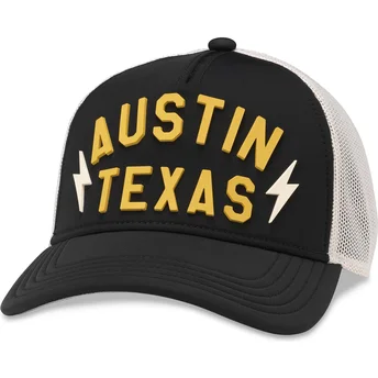 Gorra trucker sort og hvid snapback Austin Texas Riptide Valin fra American Needle