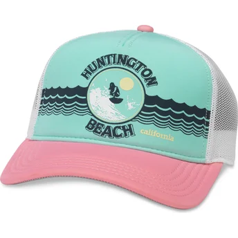 gorra-trucker-gron-hvid-og-lyserod-snapback-huntington-beach-california-riptide-valin-fra-american-needle