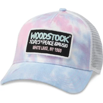 Multifarvet trucker kasket snapback Woodstock Valin fra American Needle
