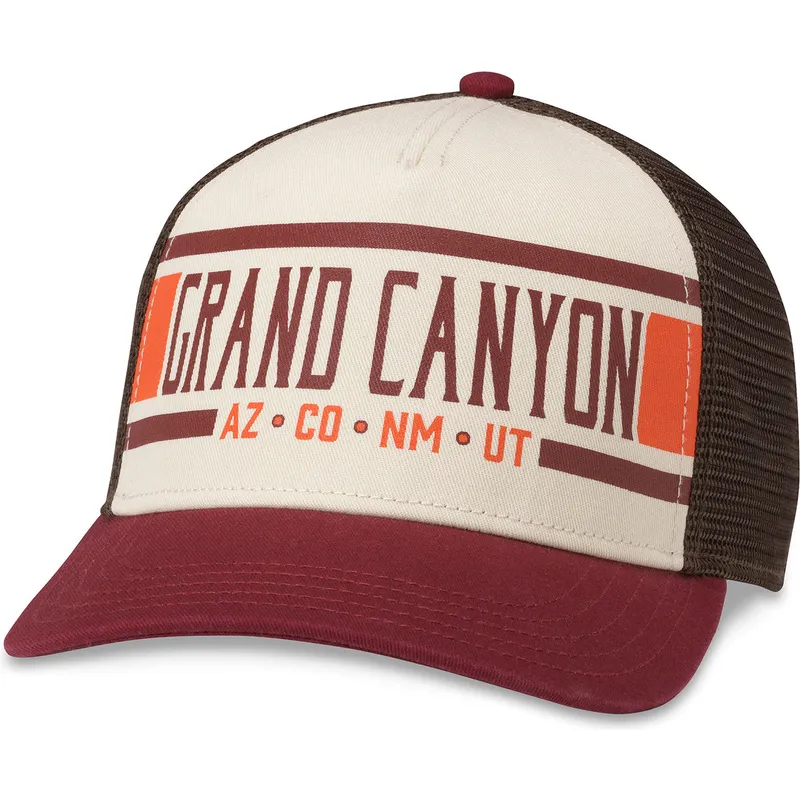 trucker-kasket-beige-og-brun-snapback-grand-canyon-national-park-sinclair-fra-american-needle