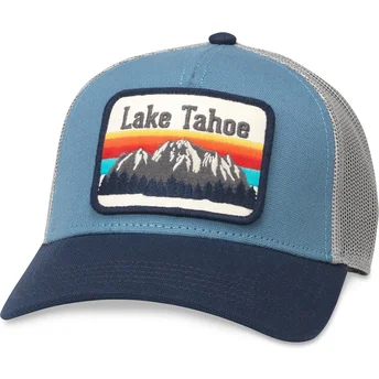 Trucker kasket blå snapback Lake Tahoe Valin fra American Needle