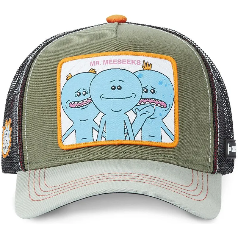 gron-trucker-kasket-mr-meeseeks-mrm1-rick-og-morty-fra-capslab
