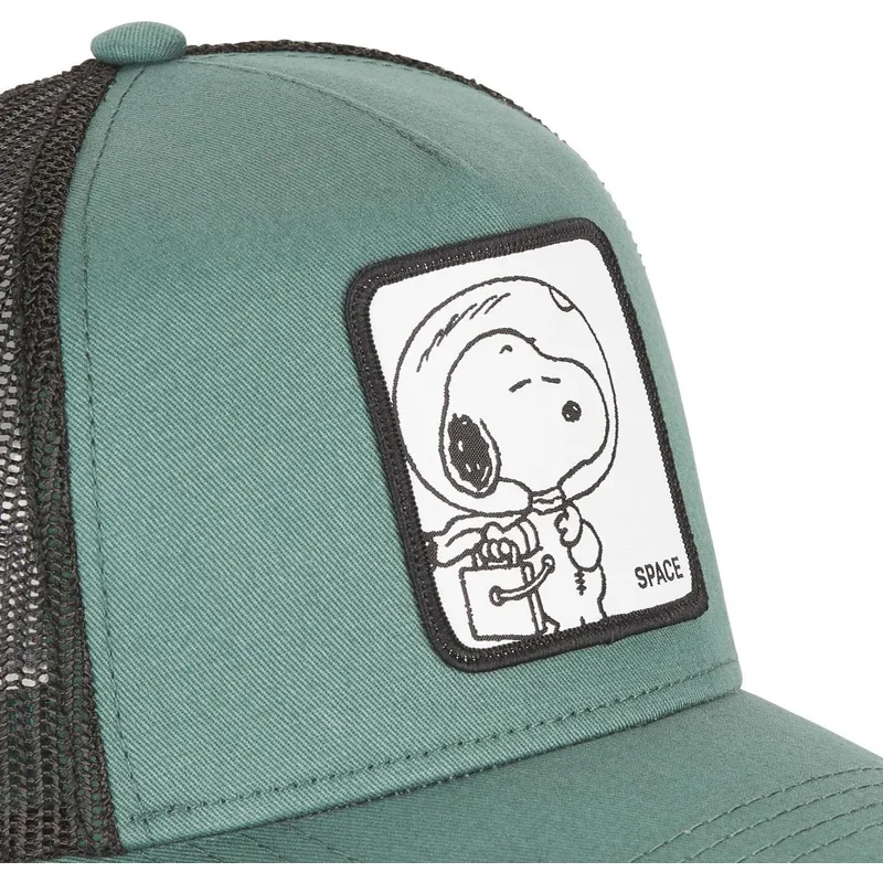 kasketter-buet-gron-snapback-snoopy-jordnodder-af-capslab