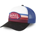 trucker-kasket-bla-rod-og-sort-ban-blu-fra-von-dutch