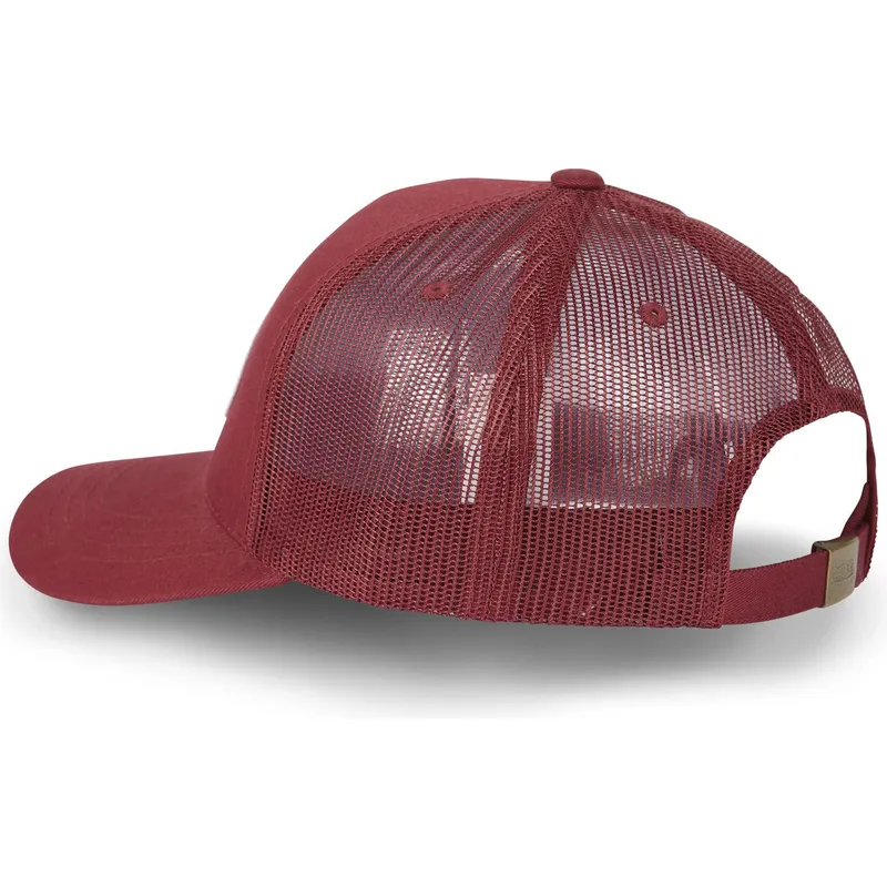kasketter-buet-rod-justerbar-rem-af-von-dutch