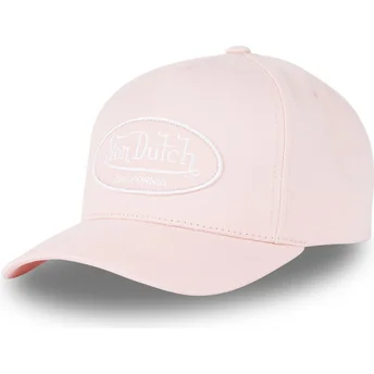 Justerbar lyserød buet kasket LOF C1 fra Von Dutch