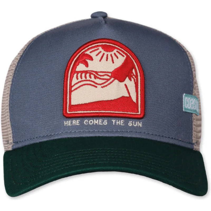 bla-og-gron-trucker-kasket-here-comes-the-sun-hft-fra-coastal