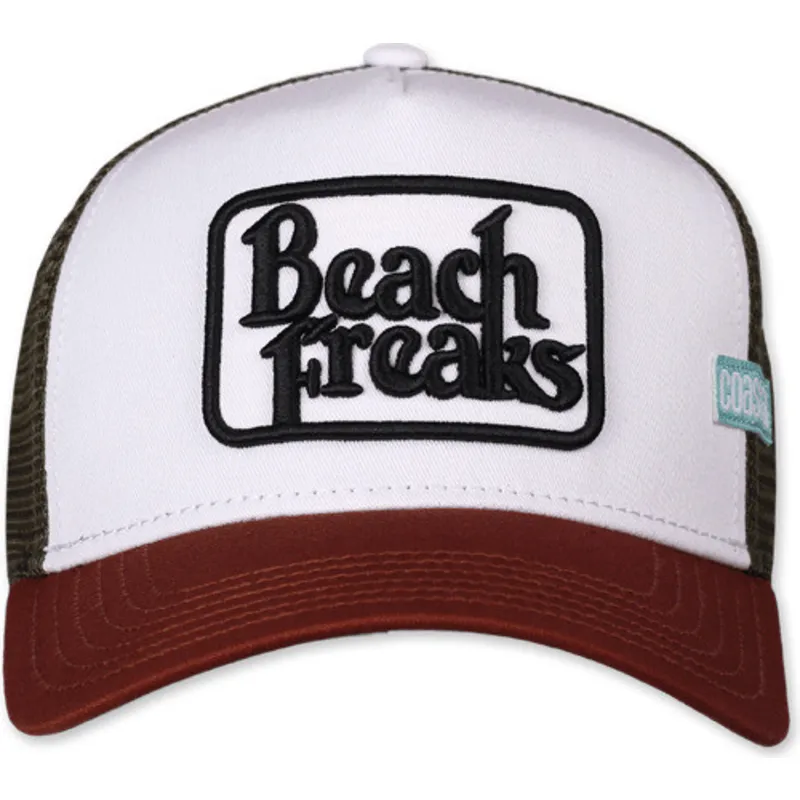 hvid-og-rod-trucker-kasket-beach-freaks-hft-fra-coastal