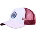 hvid-rod-og-lyserod-trucker-kasket-pink-crab-hft-fra-coastal