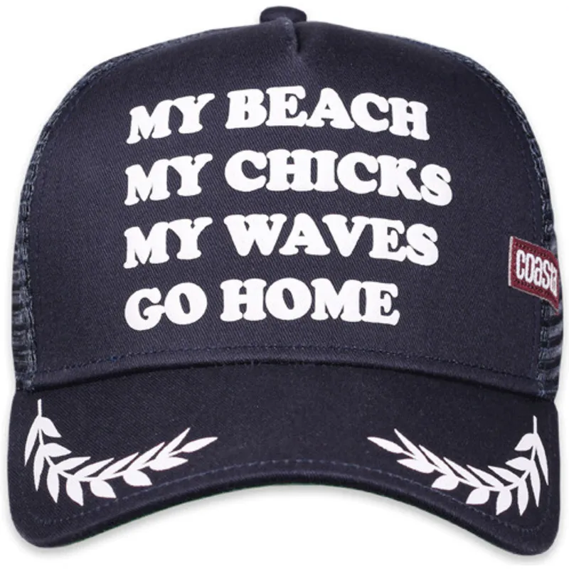 kasketter-flad-marinebla-snapback-af-coastal