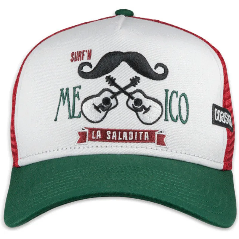 hvid-rod-og-gron-mexican-mustache-hft-trucker-kasket-fra-coastal