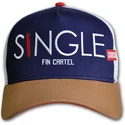 marinebla-hvid-og-brun-single-fin-cartel-hft-trucker-kasket-fra-coastal