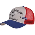 beige-rod-og-bla-trucker-kasket-single-fin-brothers-hft-fra-coastal