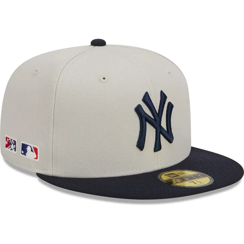 kasketter-flad-gra-tilpasset-59fifty-farm-team-fra-new-york-yankees-mlb-af-new-era