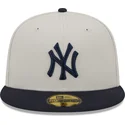 gra-og-marinebla-fladskaermshat-59fifty-farm-team-fra-new-york-yankees-mlb-fra-new-era