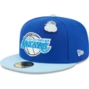 kasketter-flad-bla-tilpasset-59fifty-the-elements-water-pin-fra-los-angeles-lakers-nba-af-new-era