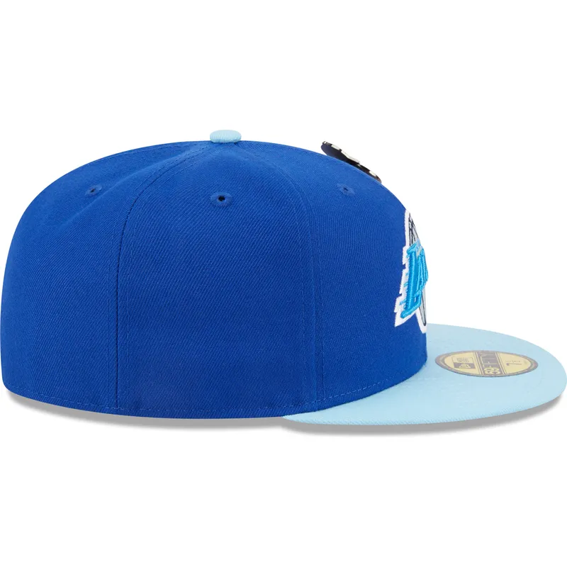 kasketter-flad-bla-tilpasset-59fifty-the-elements-water-pin-fra-los-angeles-lakers-nba-af-new-era