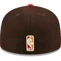 flad-brun-og-rod-fitted-kasket-59fifty-the-elements-fire-pin-fra-miami-heat-nba-af-new-era