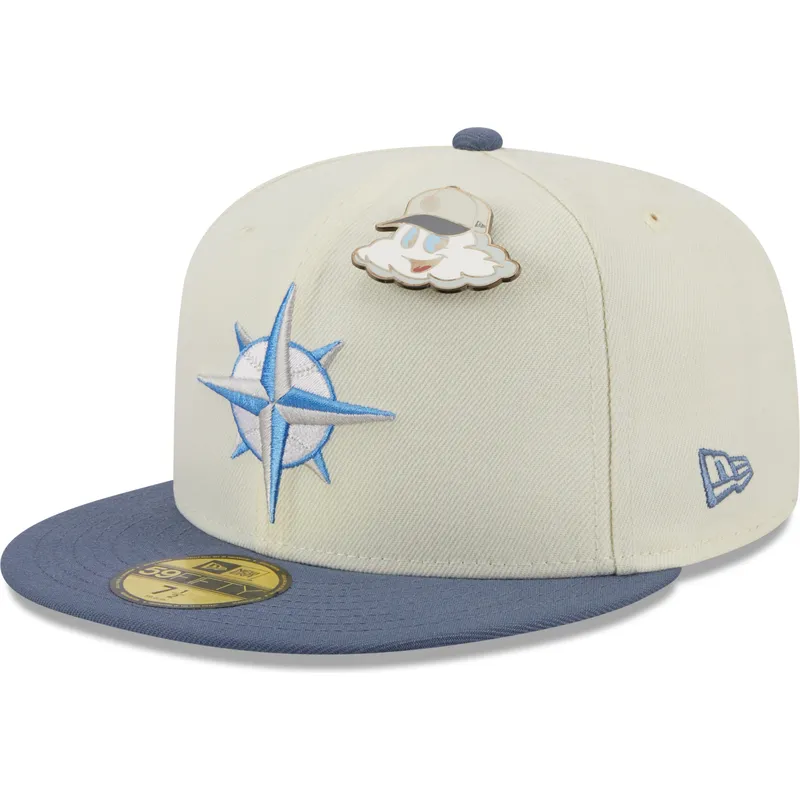 gra-og-bla-fitted-flat-cap-59fifty-the-elements-air-pin-fra-seattle-mariners-mlb-af-new-era