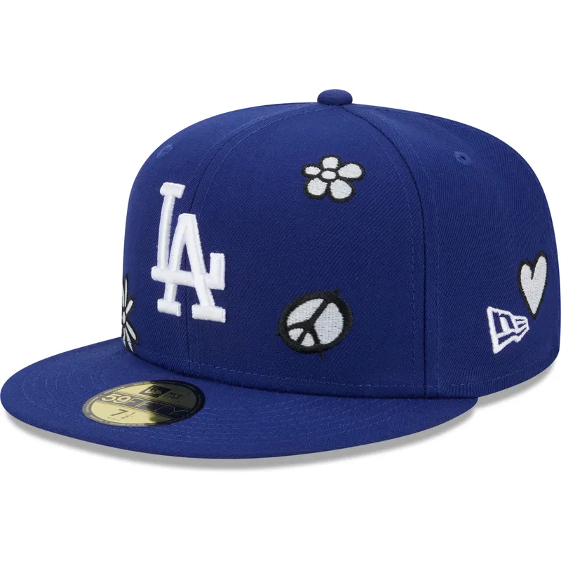 flad-bla-tilpasset-59fifty-sunlight-pop-kasket-fra-los-angeles-dodgers-mlb-fra-new-era