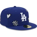 flad-bla-tilpasset-59fifty-sunlight-pop-kasket-fra-los-angeles-dodgers-mlb-fra-new-era