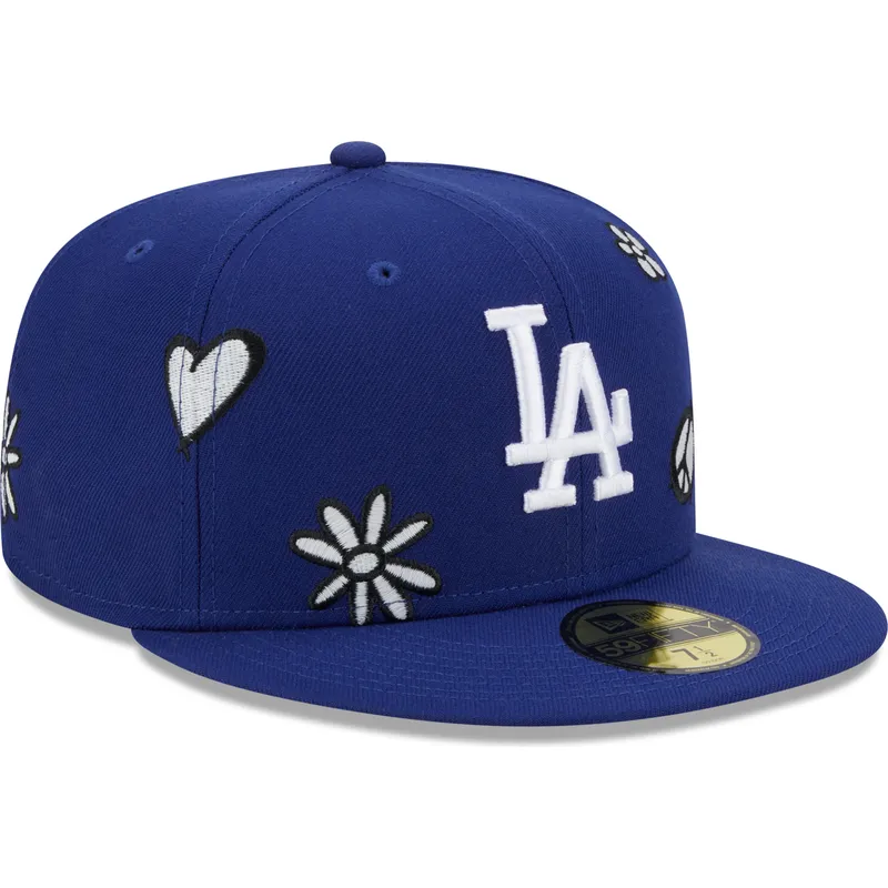 flad-bla-tilpasset-59fifty-sunlight-pop-kasket-fra-los-angeles-dodgers-mlb-fra-new-era