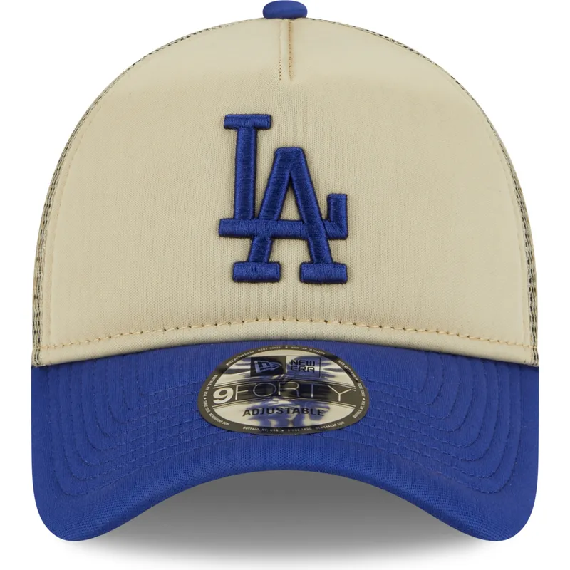 kasketter-buet-beige-snapback-9forty-a-frame-all-day-fra-los-angeles-dodgers-mlb-af-new-era