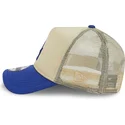 beige-og-bla-9forty-a-frame-all-day-trucker-kasket-fra-los-angeles-dodgers-mlb-fra-new-era