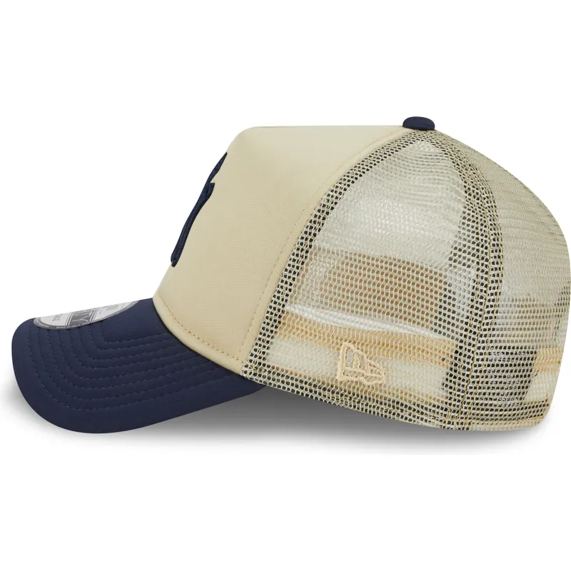 kasketter-buet-beige-snapback-9forty-a-frame-all-day-fra-new-york-yankees-mlb-af-new-era kasketter-buet-beige-snapback-9forty-a-frame-all-day-fra-new-york-yankees-mlb-af-new-era