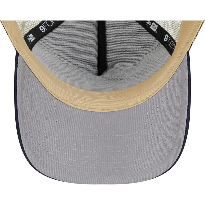 kasketter-buet-beige-snapback-9forty-a-frame-all-day-fra-new-york-yankees-mlb-af-new-era kasketter-buet-beige-snapback-9forty-a-frame-all-day-fra-new-york-yankees-mlb-af-new-era