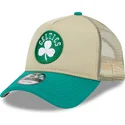 beige-og-gron-9forty-a-frame-all-day-trucker-boston-celtics-nba-trucker-kasket-fra-new-era