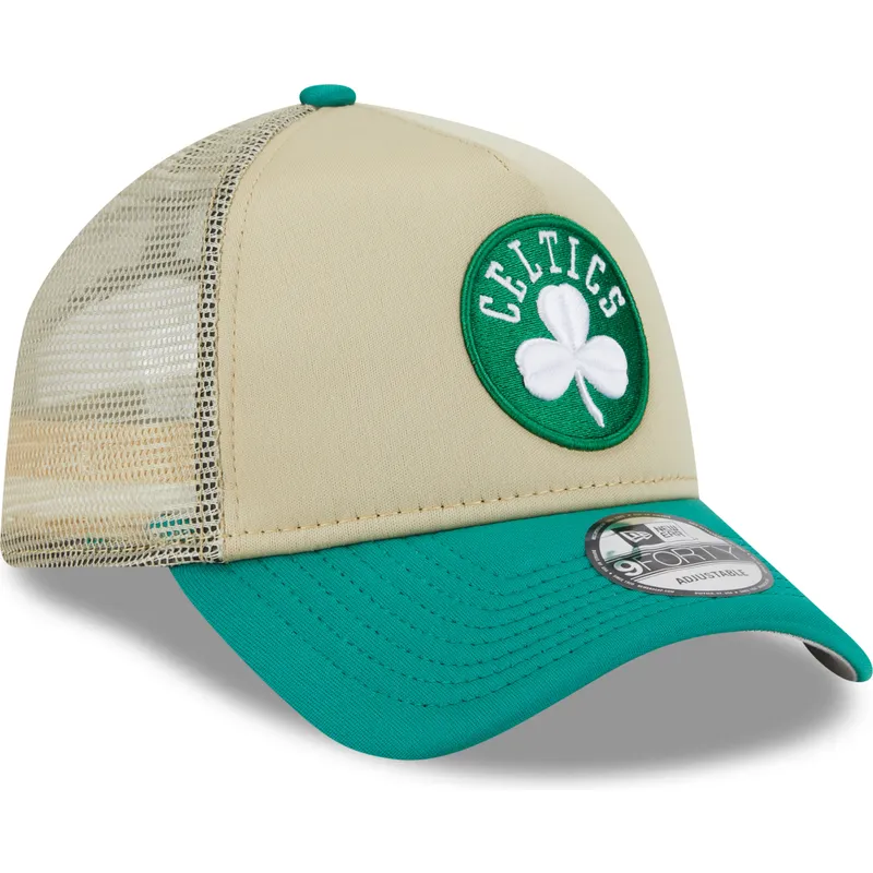 kasketter-buet-beige-snapback-9forty-a-frame-all-day-fra-boston-celtics-nba-af-new-era