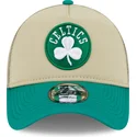 beige-og-gron-9forty-a-frame-all-day-trucker-boston-celtics-nba-trucker-kasket-fra-new-era